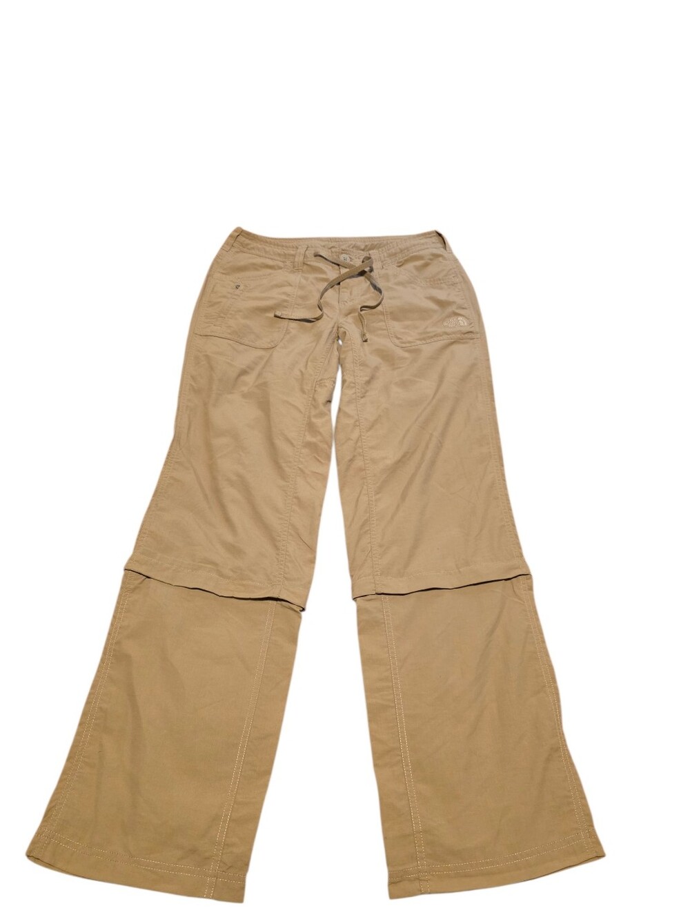 The North Face EUC Horizon Convertible Nylon Hiking Pants Khaki Tan Size 6 - Picture 1 of 15
